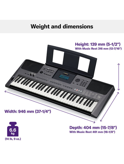 Yamaha PSR-I500 Portable Keyboard 61 Keys